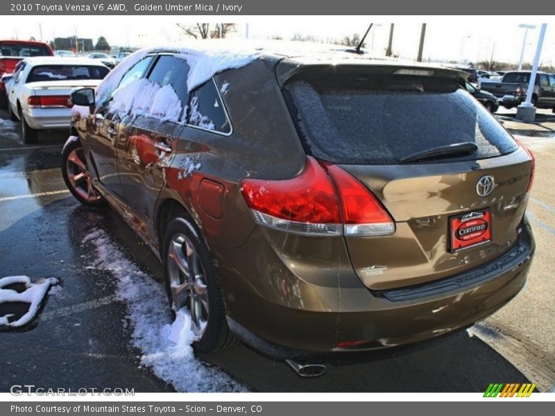 Golden Umber Mica / Ivory 2010 Toyota Venza V6 AWD