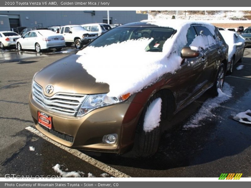 Golden Umber Mica / Ivory 2010 Toyota Venza V6 AWD