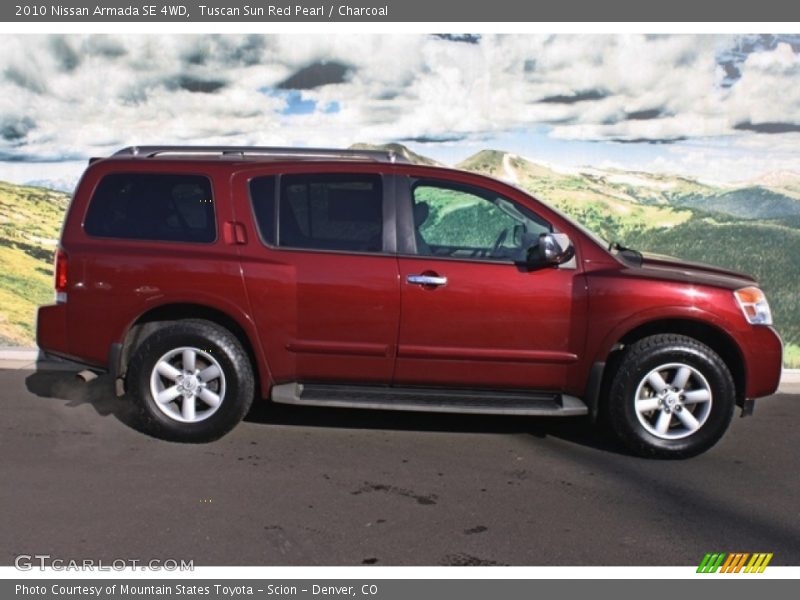 Tuscan Sun Red Pearl / Charcoal 2010 Nissan Armada SE 4WD