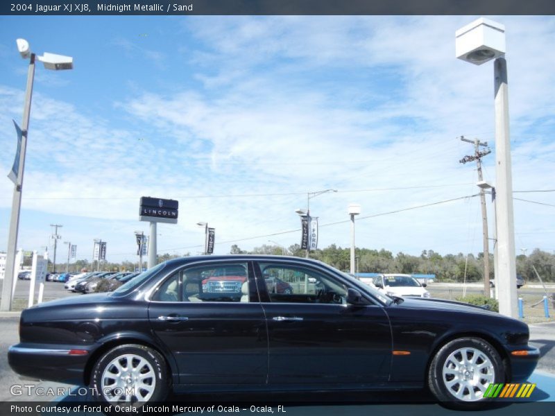 Midnight Metallic / Sand 2004 Jaguar XJ XJ8