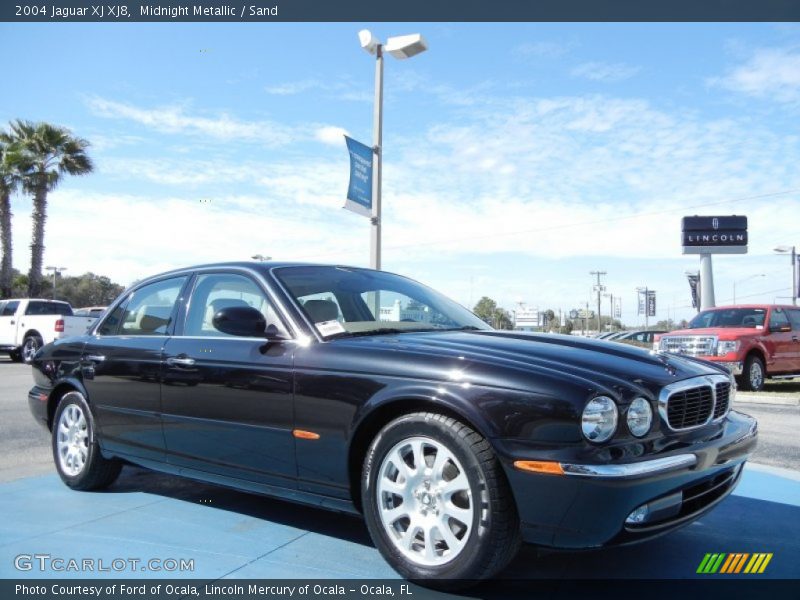 Midnight Metallic / Sand 2004 Jaguar XJ XJ8
