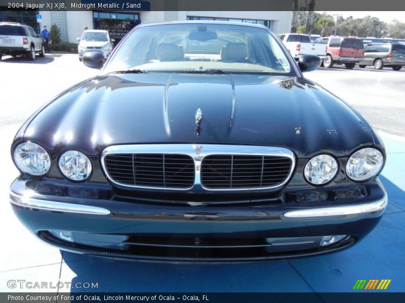 Midnight Metallic / Sand 2004 Jaguar XJ XJ8