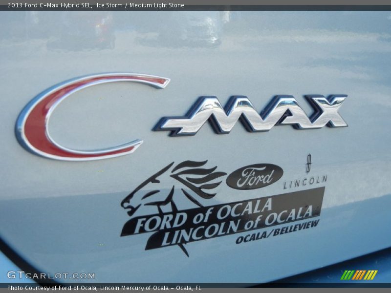 Ice Storm / Medium Light Stone 2013 Ford C-Max Hybrid SEL