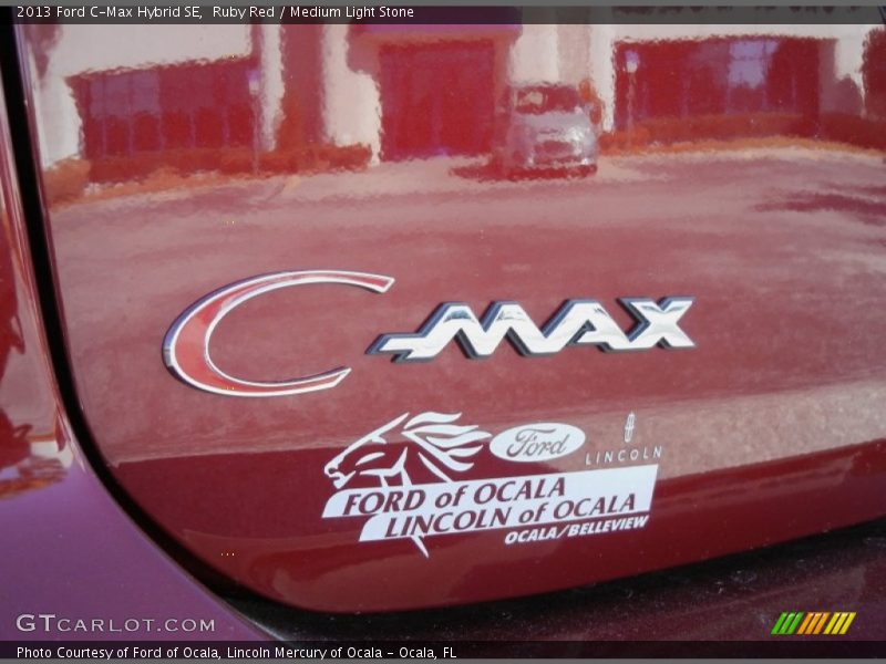 Ruby Red / Medium Light Stone 2013 Ford C-Max Hybrid SE