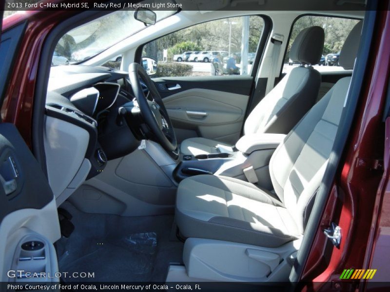Ruby Red / Medium Light Stone 2013 Ford C-Max Hybrid SE