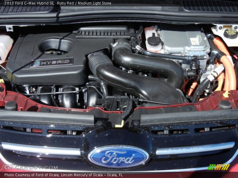Ruby Red / Medium Light Stone 2013 Ford C-Max Hybrid SE