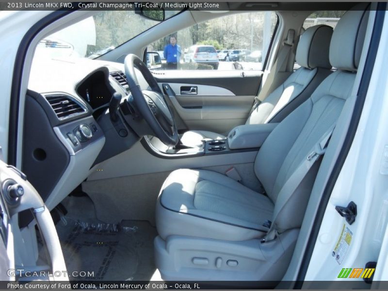 Crystal Champagne Tri-Coat / Medium Light Stone 2013 Lincoln MKX FWD