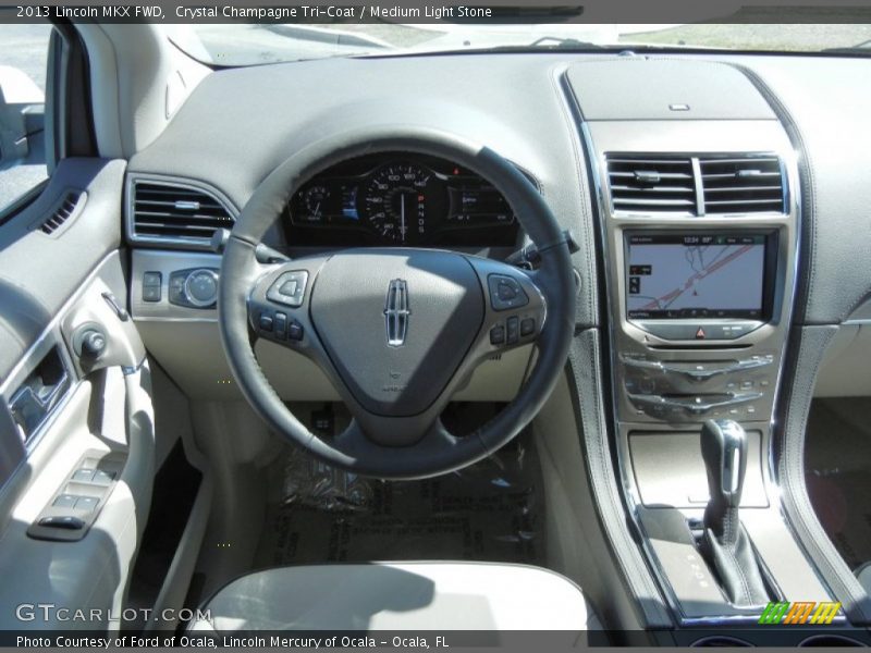 Crystal Champagne Tri-Coat / Medium Light Stone 2013 Lincoln MKX FWD