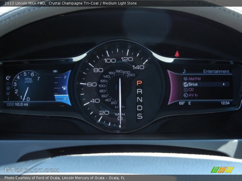 Crystal Champagne Tri-Coat / Medium Light Stone 2013 Lincoln MKX FWD