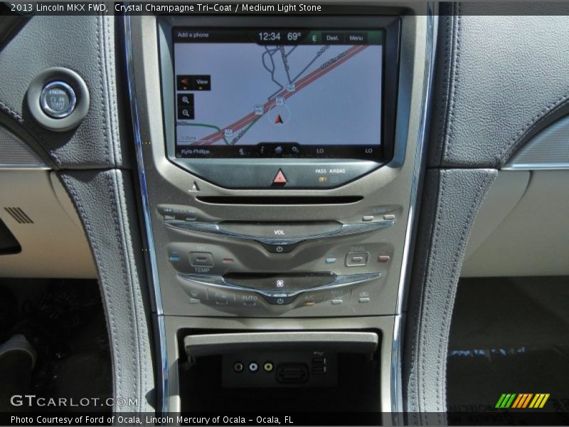 Crystal Champagne Tri-Coat / Medium Light Stone 2013 Lincoln MKX FWD