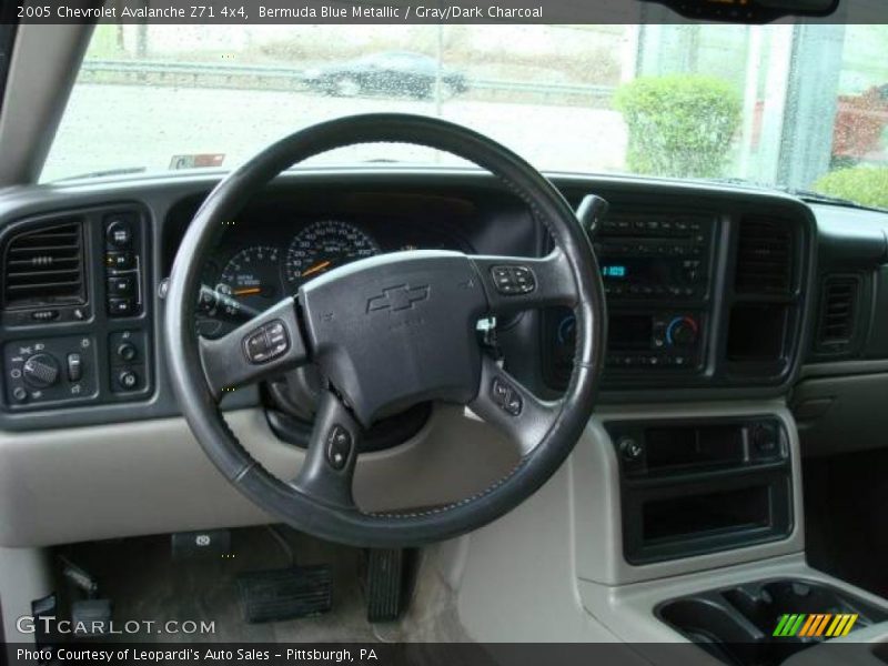 Bermuda Blue Metallic / Gray/Dark Charcoal 2005 Chevrolet Avalanche Z71 4x4