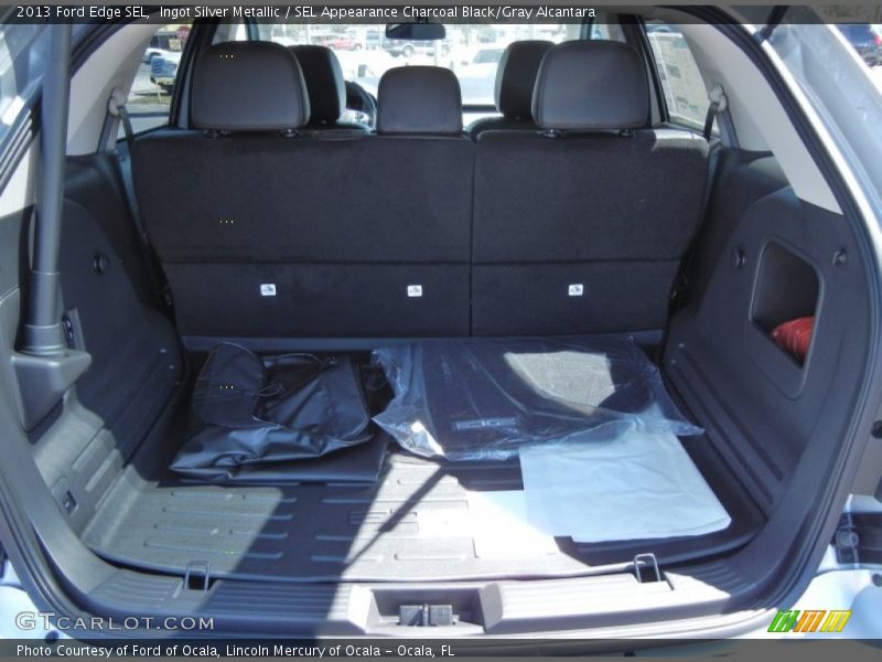 Ingot Silver Metallic / SEL Appearance Charcoal Black/Gray Alcantara 2013 Ford Edge SEL