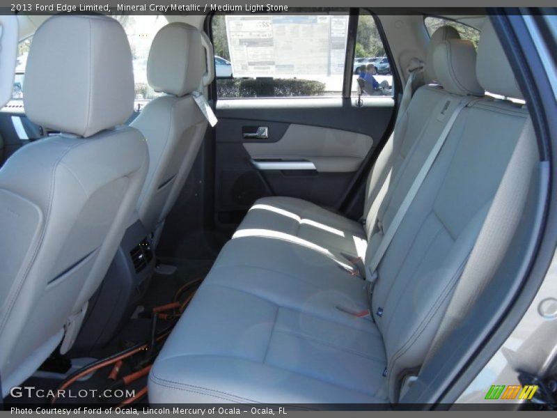 Mineral Gray Metallic / Medium Light Stone 2013 Ford Edge Limited