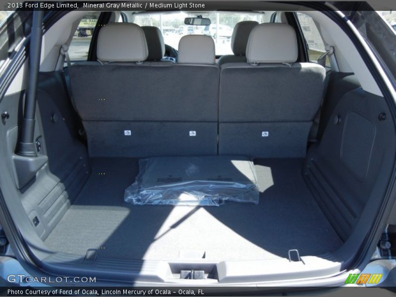Mineral Gray Metallic / Medium Light Stone 2013 Ford Edge Limited