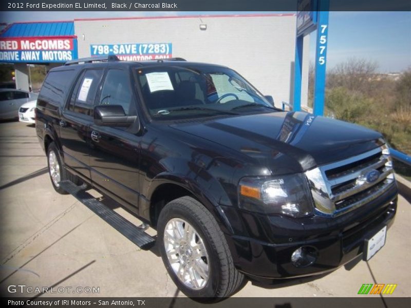 Black / Charcoal Black 2012 Ford Expedition EL Limited