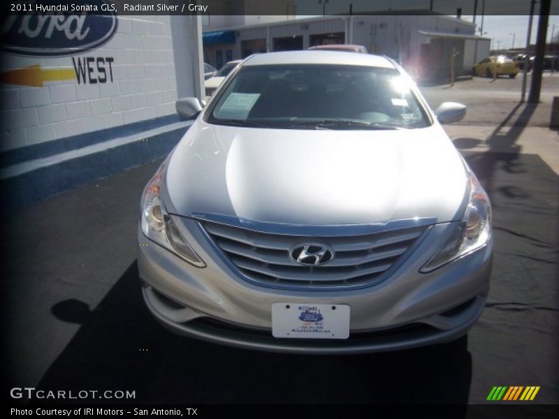 Radiant Silver / Gray 2011 Hyundai Sonata GLS