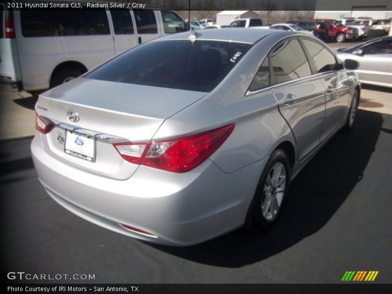 Radiant Silver / Gray 2011 Hyundai Sonata GLS