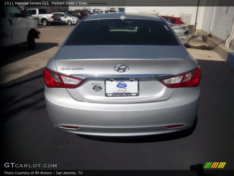 Radiant Silver / Gray 2011 Hyundai Sonata GLS