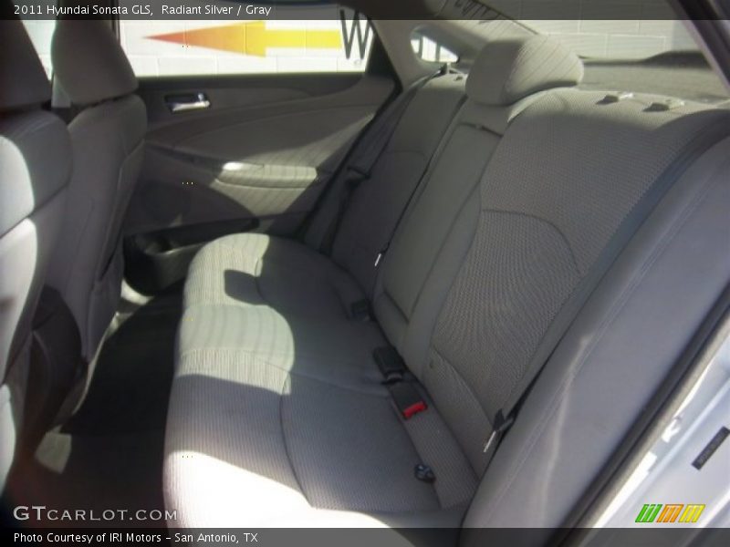 Radiant Silver / Gray 2011 Hyundai Sonata GLS