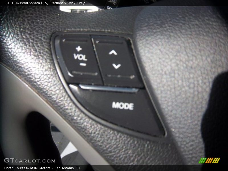 Radiant Silver / Gray 2011 Hyundai Sonata GLS