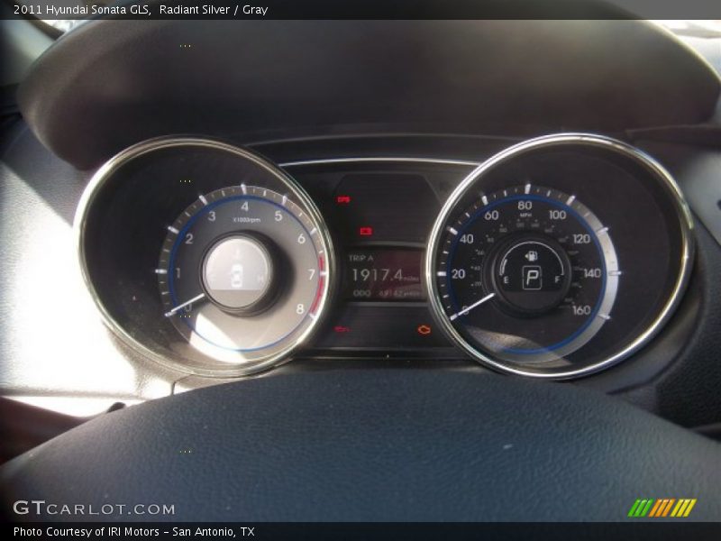 Radiant Silver / Gray 2011 Hyundai Sonata GLS