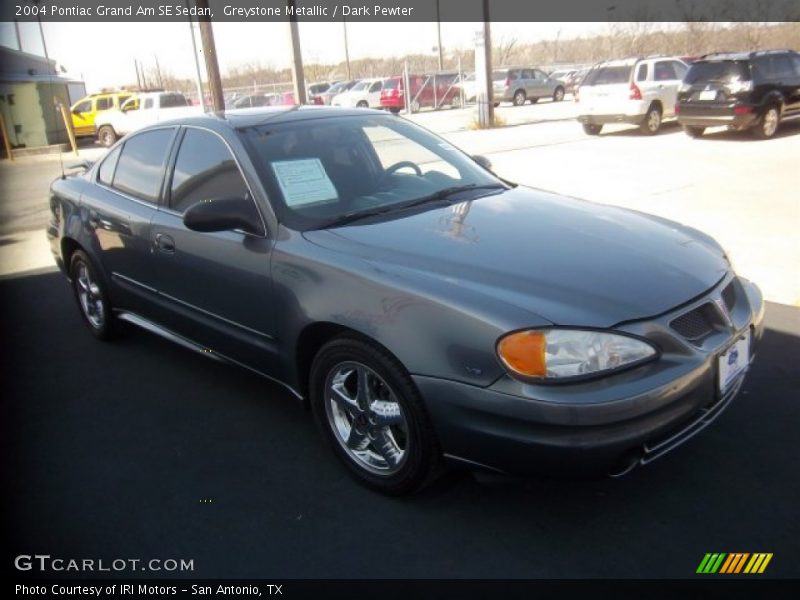 Greystone Metallic / Dark Pewter 2004 Pontiac Grand Am SE Sedan