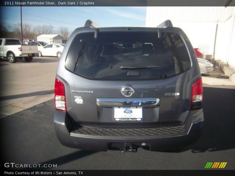 Dark Slate / Graphite 2011 Nissan Pathfinder Silver