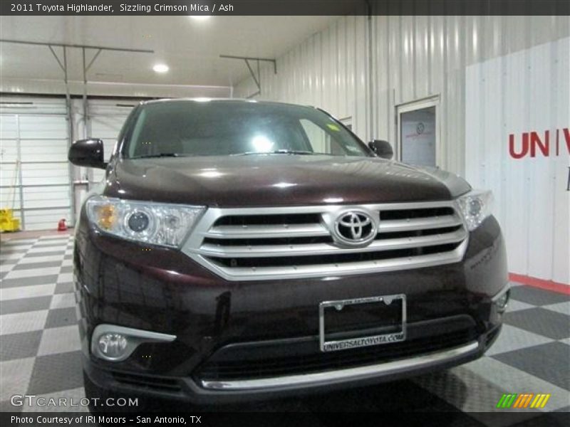 Sizzling Crimson Mica / Ash 2011 Toyota Highlander
