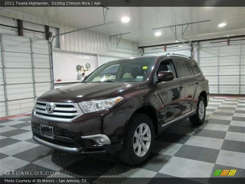 Sizzling Crimson Mica / Ash 2011 Toyota Highlander
