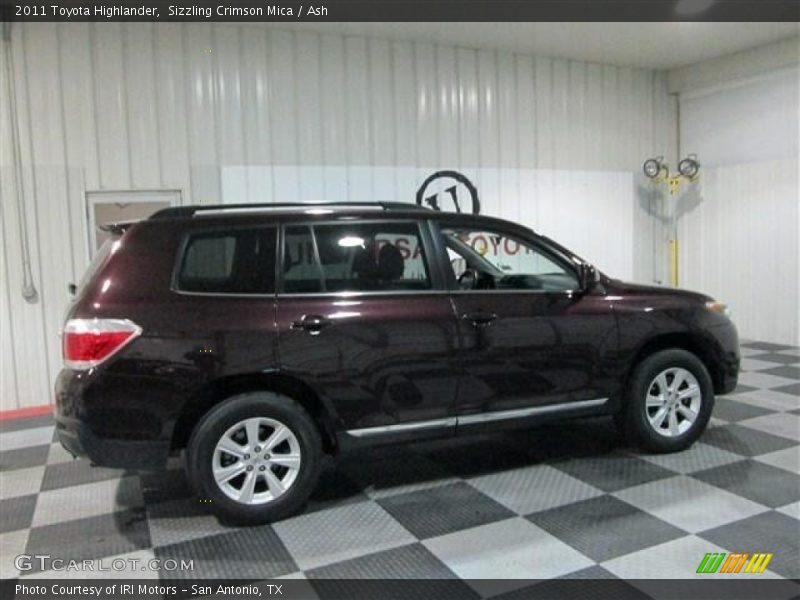 Sizzling Crimson Mica / Ash 2011 Toyota Highlander