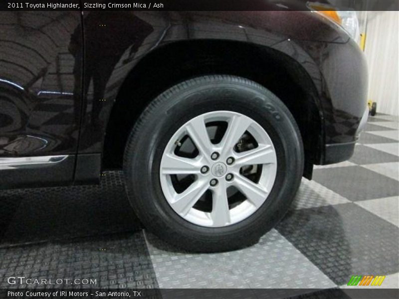 Sizzling Crimson Mica / Ash 2011 Toyota Highlander