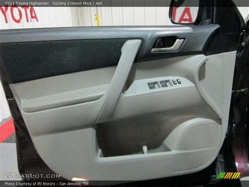 Sizzling Crimson Mica / Ash 2011 Toyota Highlander