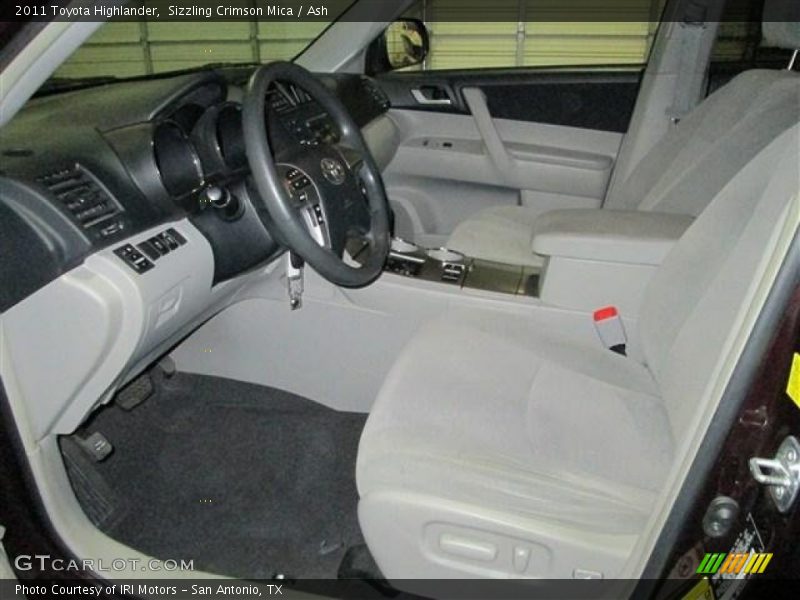 Sizzling Crimson Mica / Ash 2011 Toyota Highlander