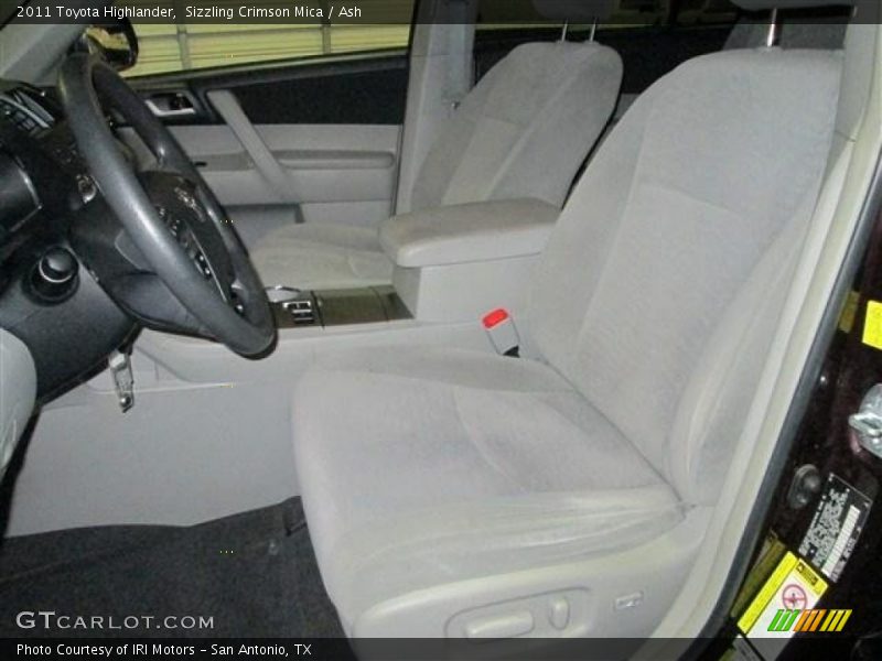 Sizzling Crimson Mica / Ash 2011 Toyota Highlander