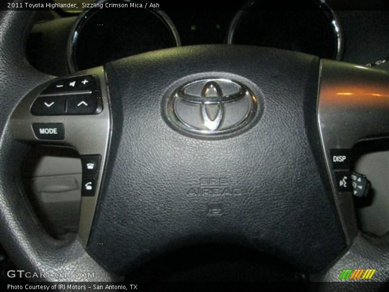 Sizzling Crimson Mica / Ash 2011 Toyota Highlander