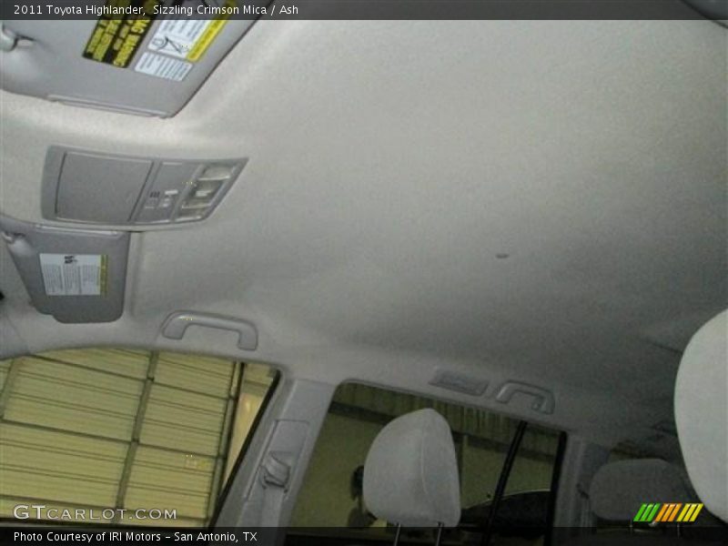 Sizzling Crimson Mica / Ash 2011 Toyota Highlander