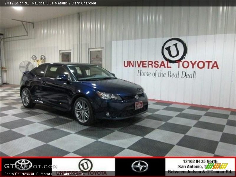 Nautical Blue Metallic / Dark Charcoal 2012 Scion tC