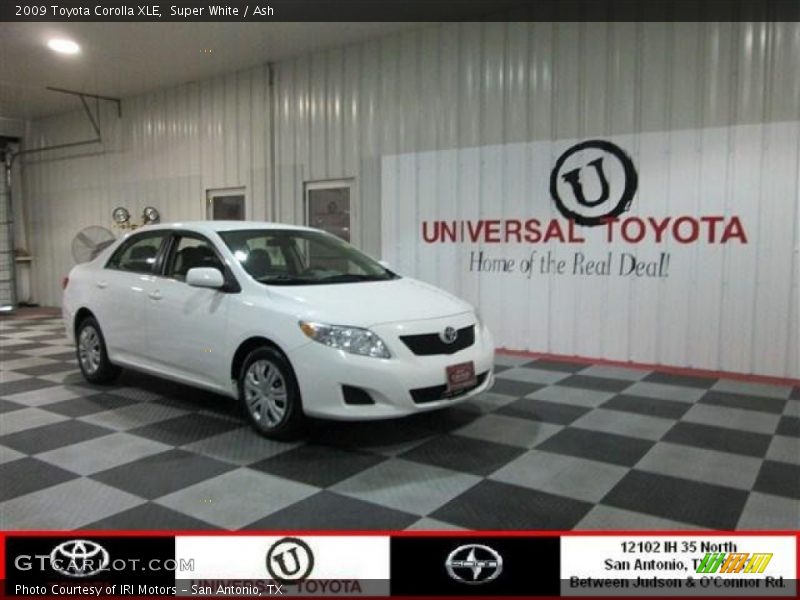 Super White / Ash 2009 Toyota Corolla XLE