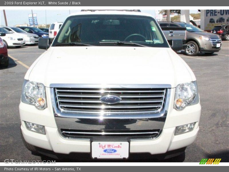 White Suede / Black 2009 Ford Explorer XLT