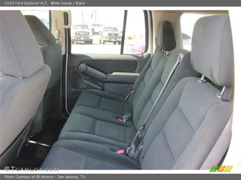 White Suede / Black 2009 Ford Explorer XLT
