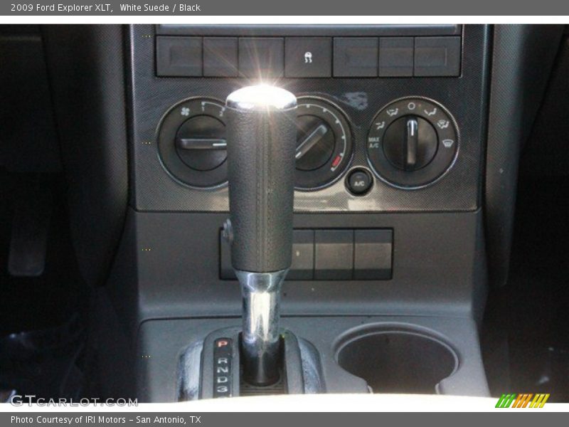 White Suede / Black 2009 Ford Explorer XLT