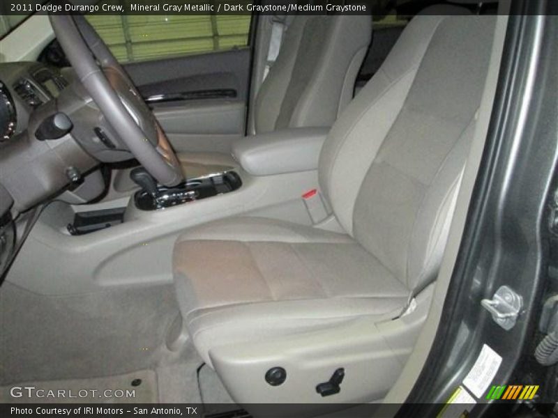 Mineral Gray Metallic / Dark Graystone/Medium Graystone 2011 Dodge Durango Crew