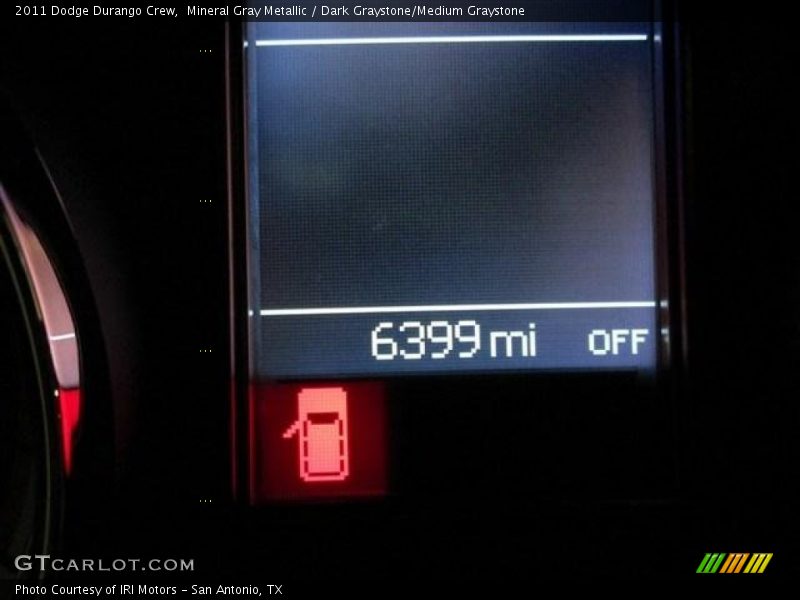 Mineral Gray Metallic / Dark Graystone/Medium Graystone 2011 Dodge Durango Crew