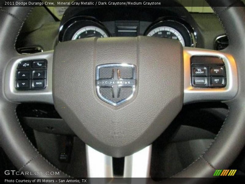 Mineral Gray Metallic / Dark Graystone/Medium Graystone 2011 Dodge Durango Crew