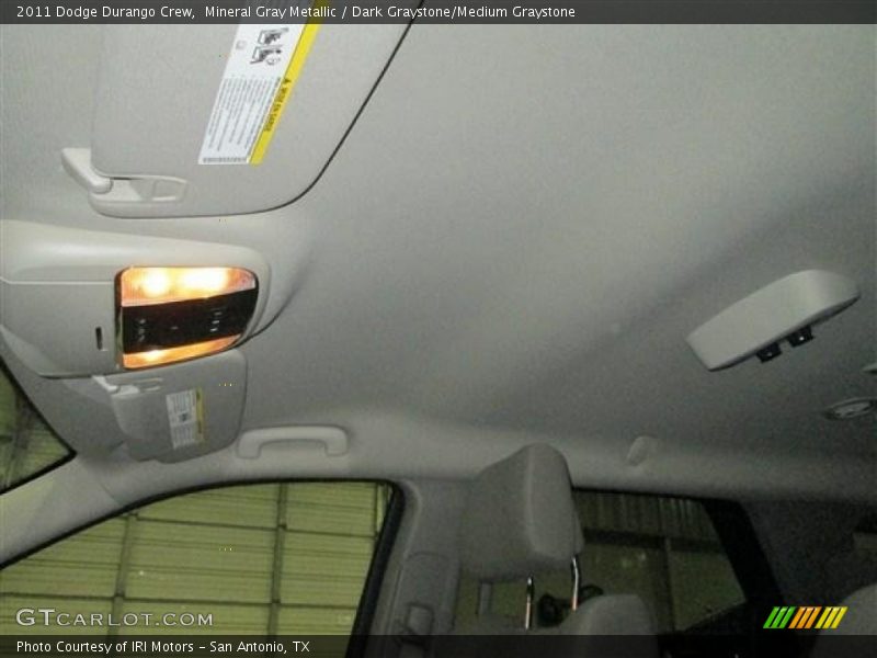 Mineral Gray Metallic / Dark Graystone/Medium Graystone 2011 Dodge Durango Crew
