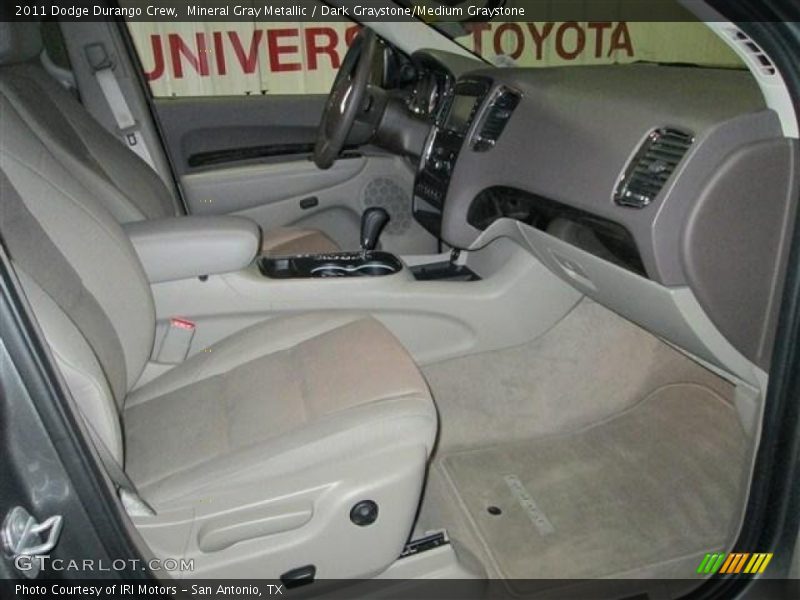 Mineral Gray Metallic / Dark Graystone/Medium Graystone 2011 Dodge Durango Crew