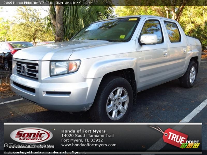 Billet Silver Metallic / Graphite 2006 Honda Ridgeline RTS