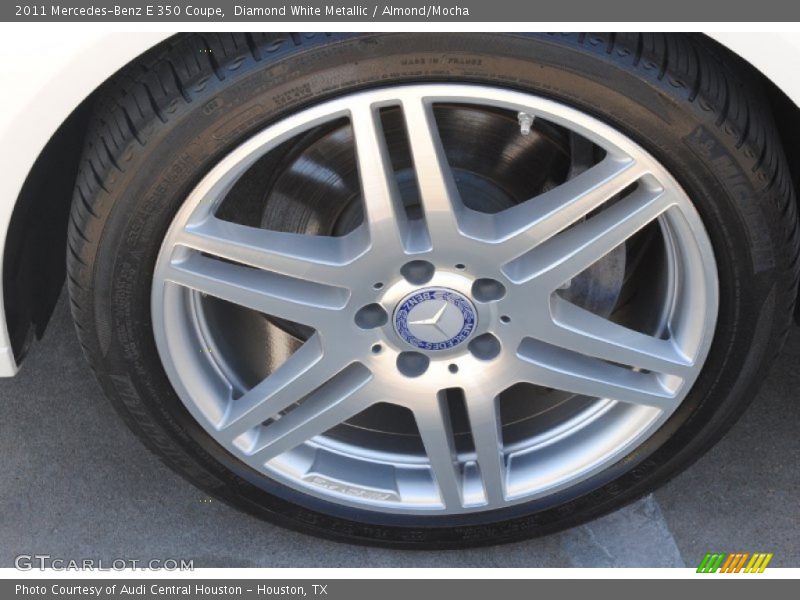 Diamond White Metallic / Almond/Mocha 2011 Mercedes-Benz E 350 Coupe