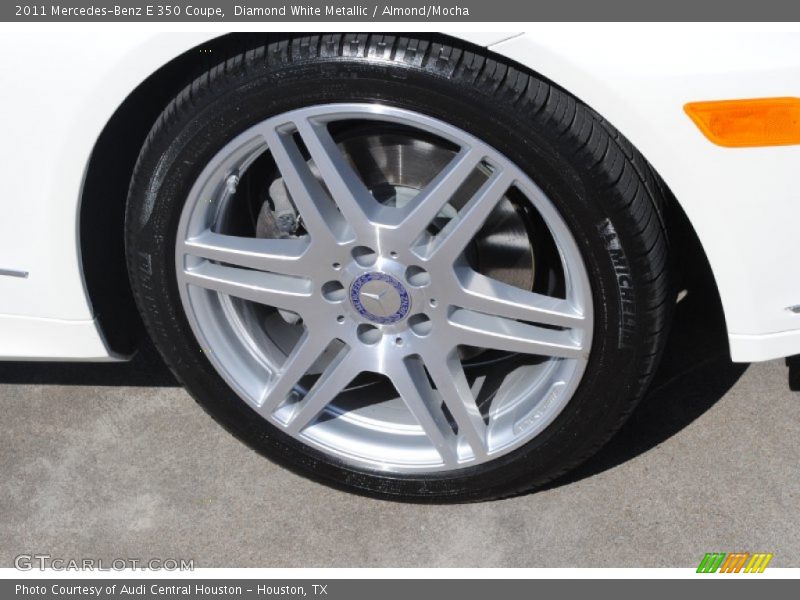 Diamond White Metallic / Almond/Mocha 2011 Mercedes-Benz E 350 Coupe