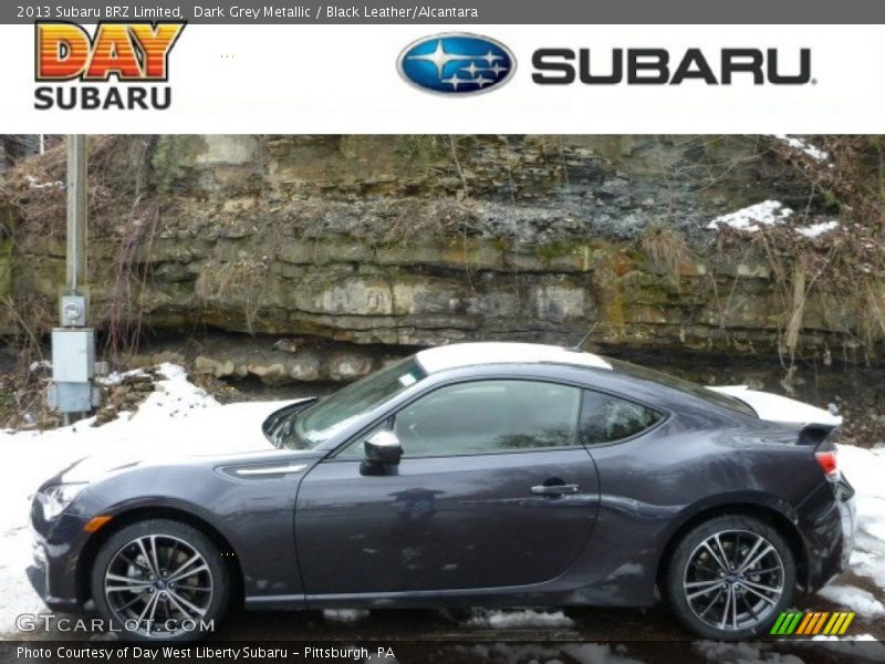 Dark Grey Metallic / Black Leather/Alcantara 2013 Subaru BRZ Limited